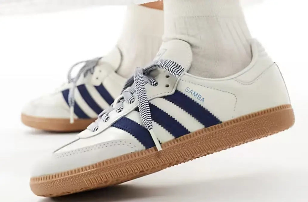 Adidas Samba Off White Navy Blue
