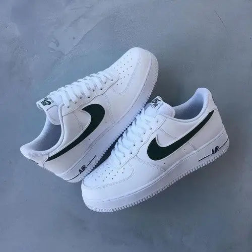 Nike_Air Force 1 Low White Black Mens Shoes