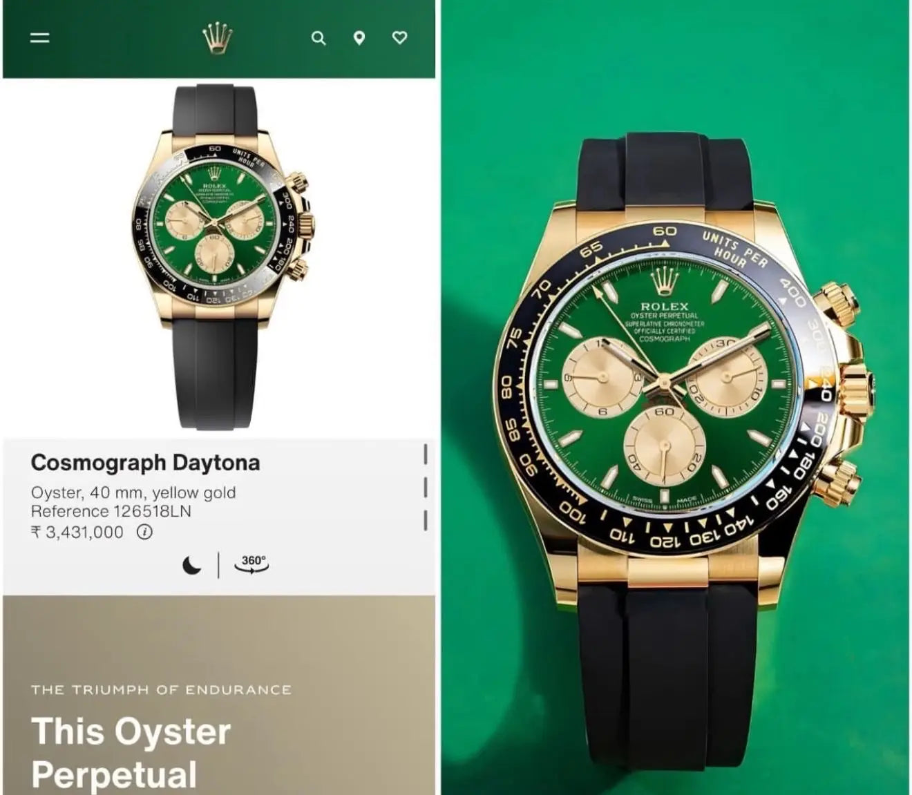 Rolex Daytona Oysterflex Main image