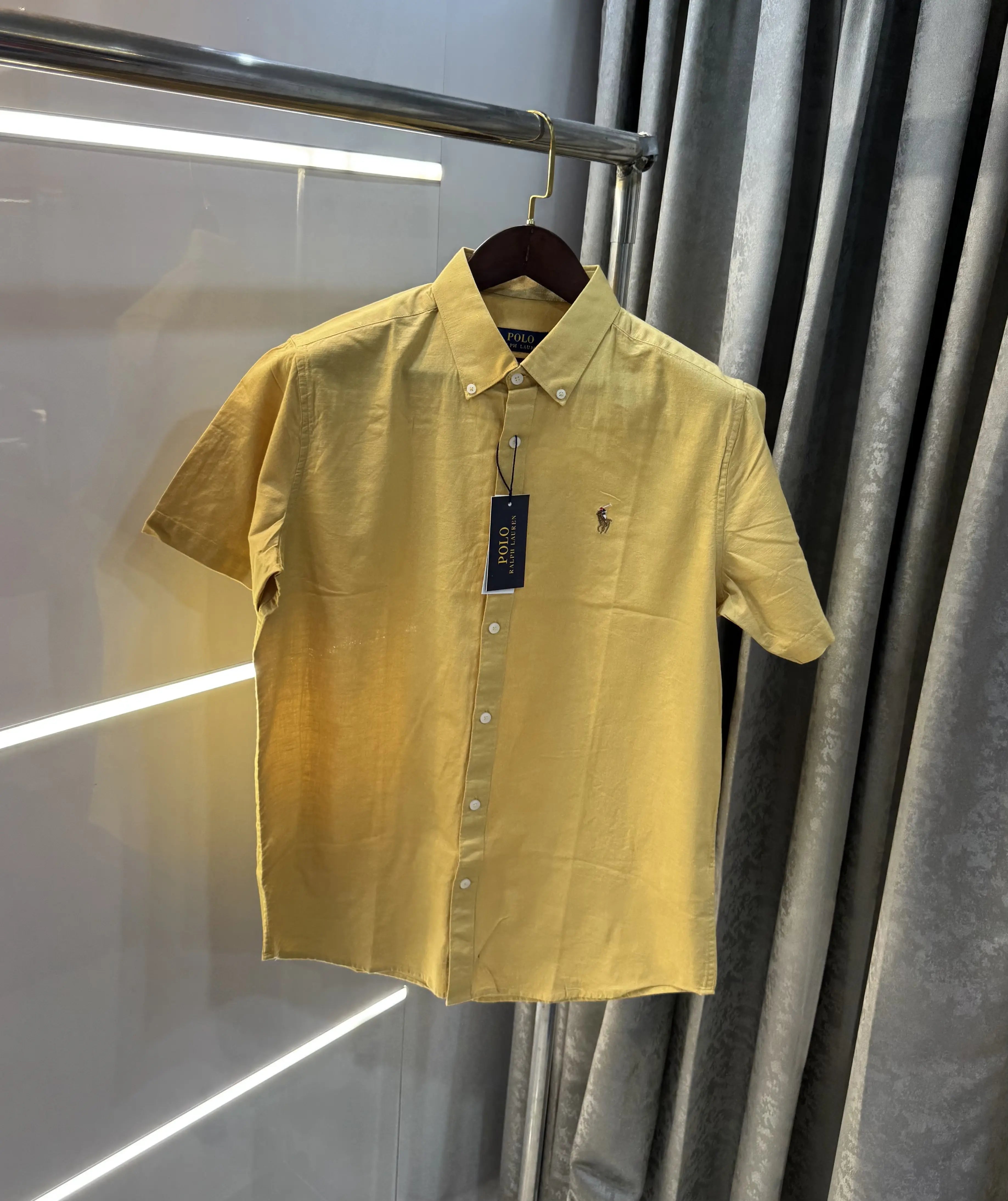 Ralph  Lauren Mustard Premium Linen Shirt Secondary image