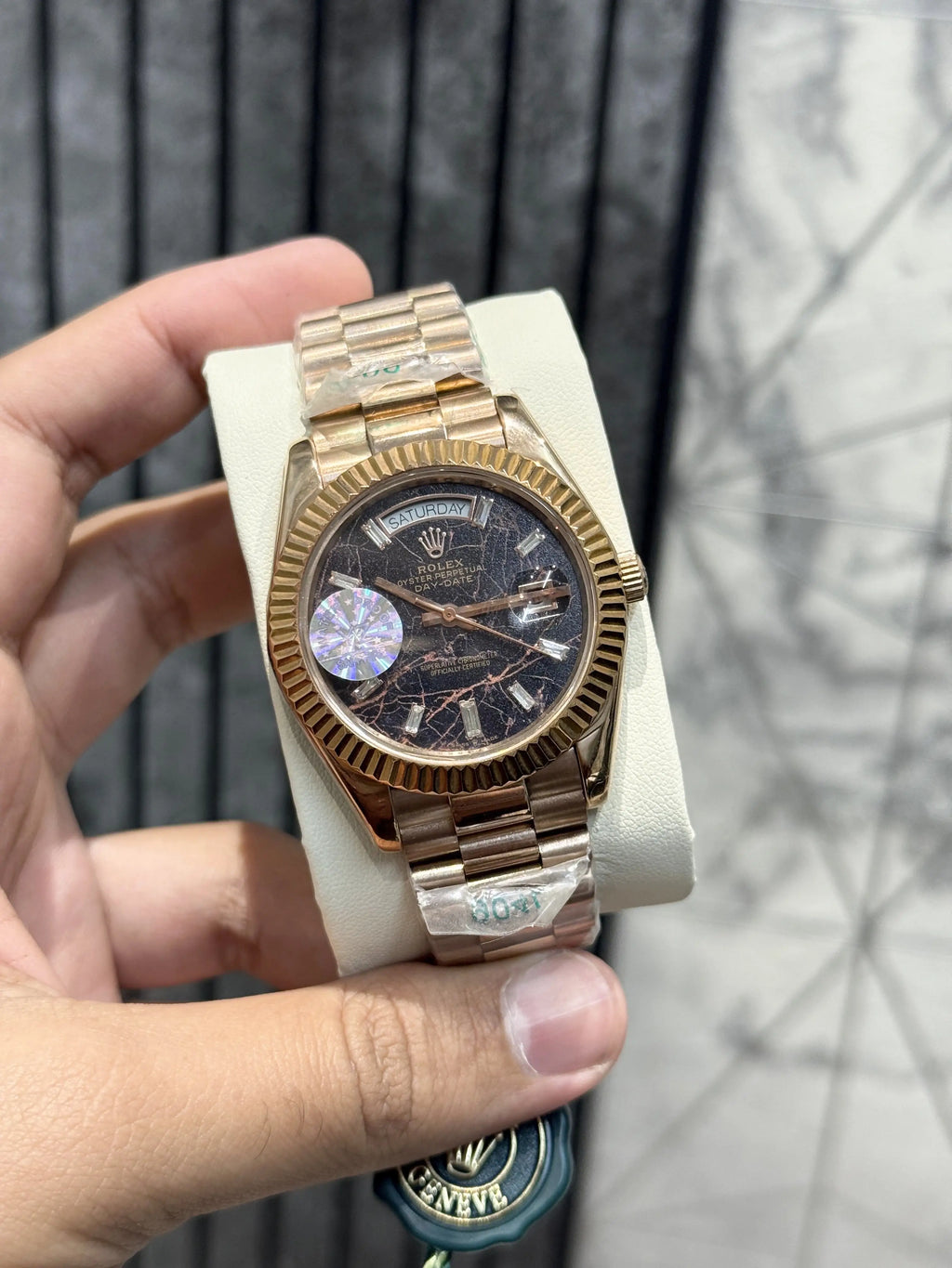 Rolex Day-Date 40mm Eisenkiesel