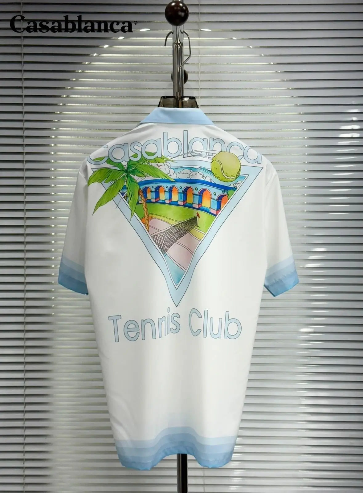 Casablanca Blue Premium Loose Fit Shirt Secondary image