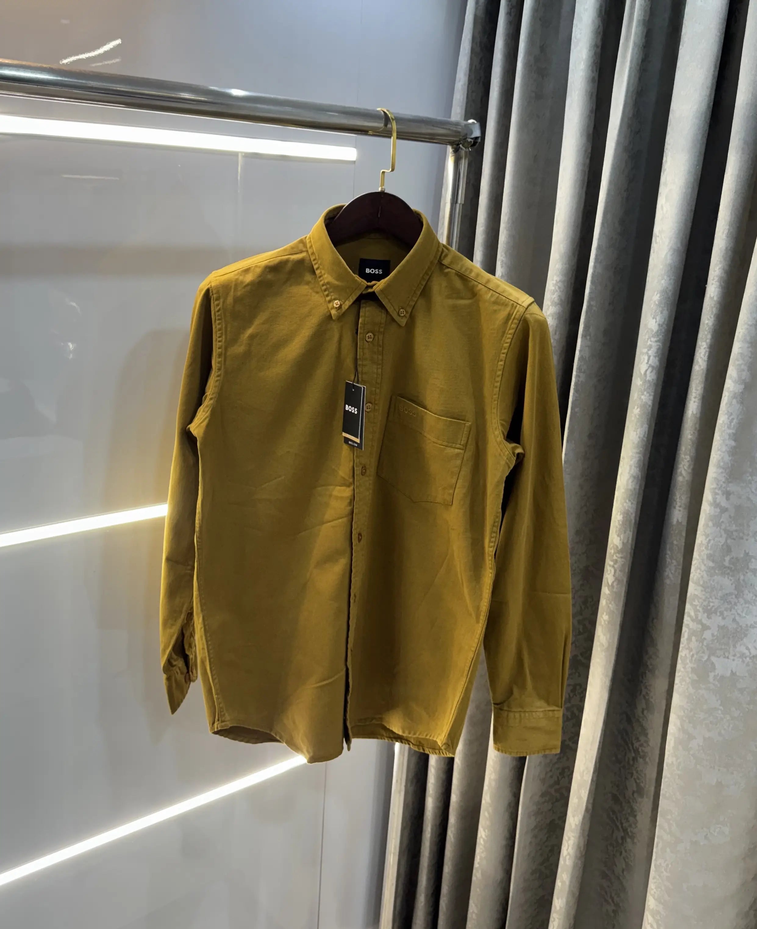 Hugo Boss Khakhi Logo Work Premium Shirt Secondary image