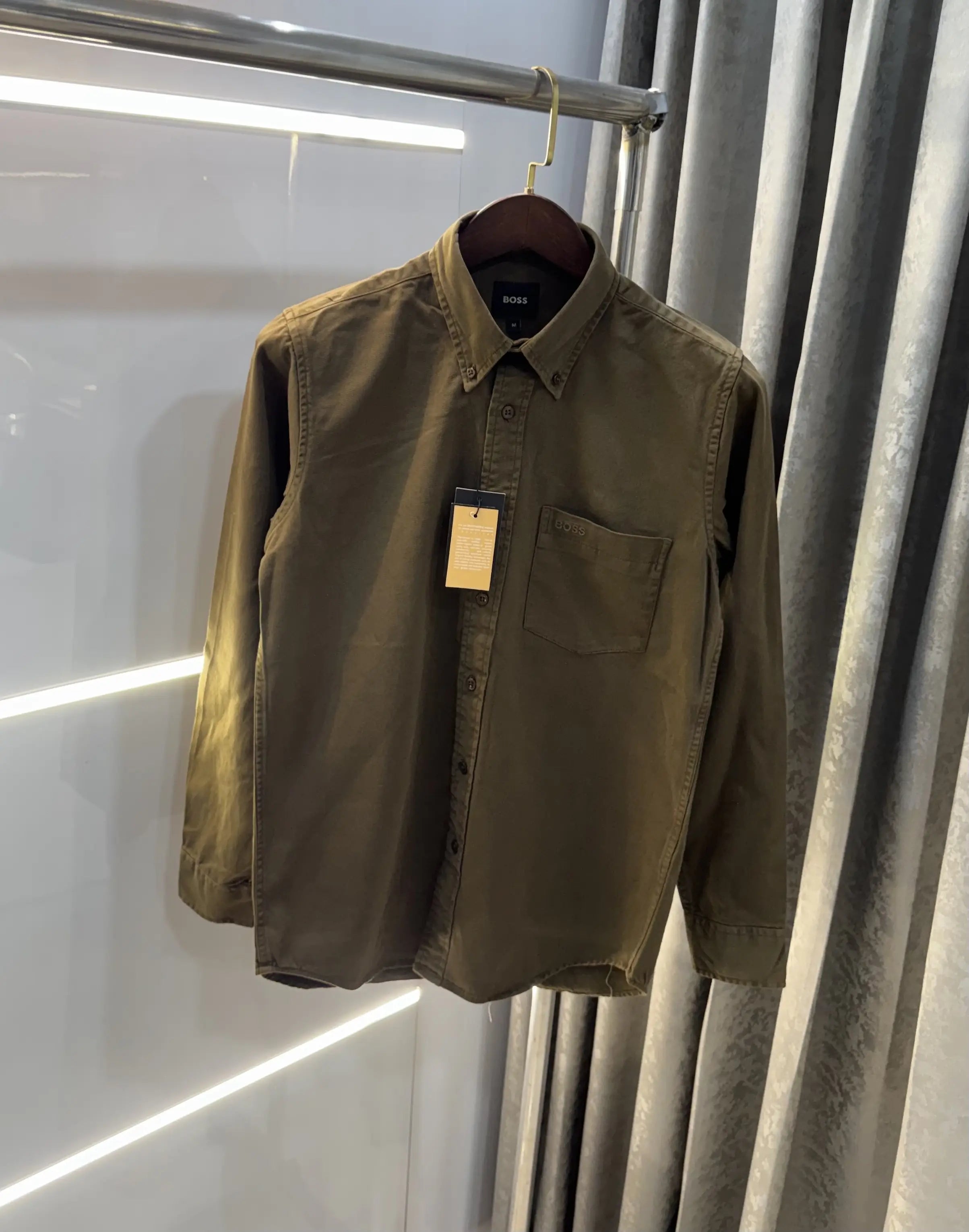 Hugo Boss Brown Logo Work Premium Shirt Secondary image