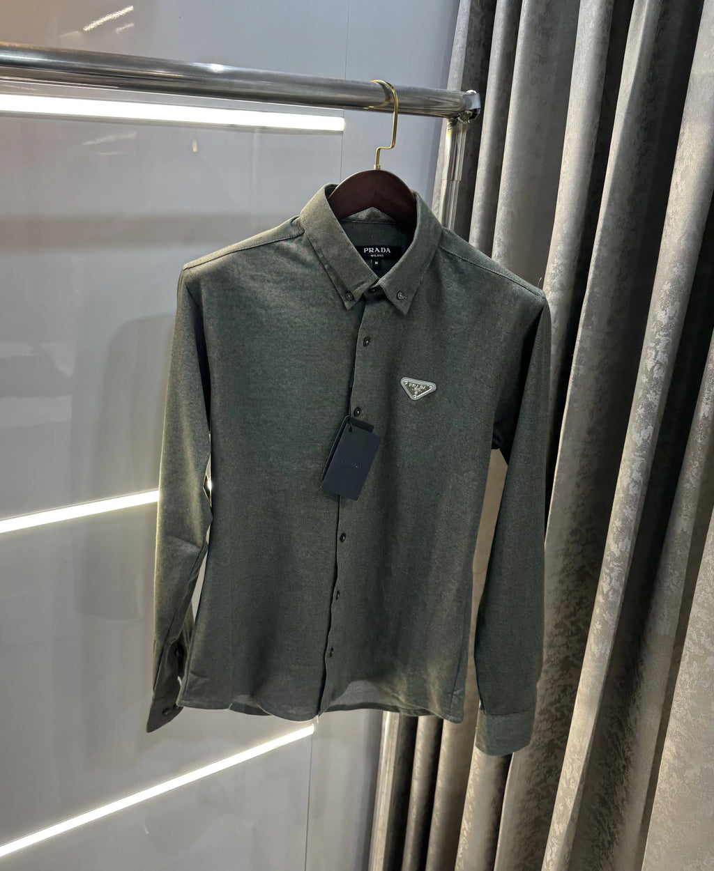 Prada Milano Olive Green Premium Shirt