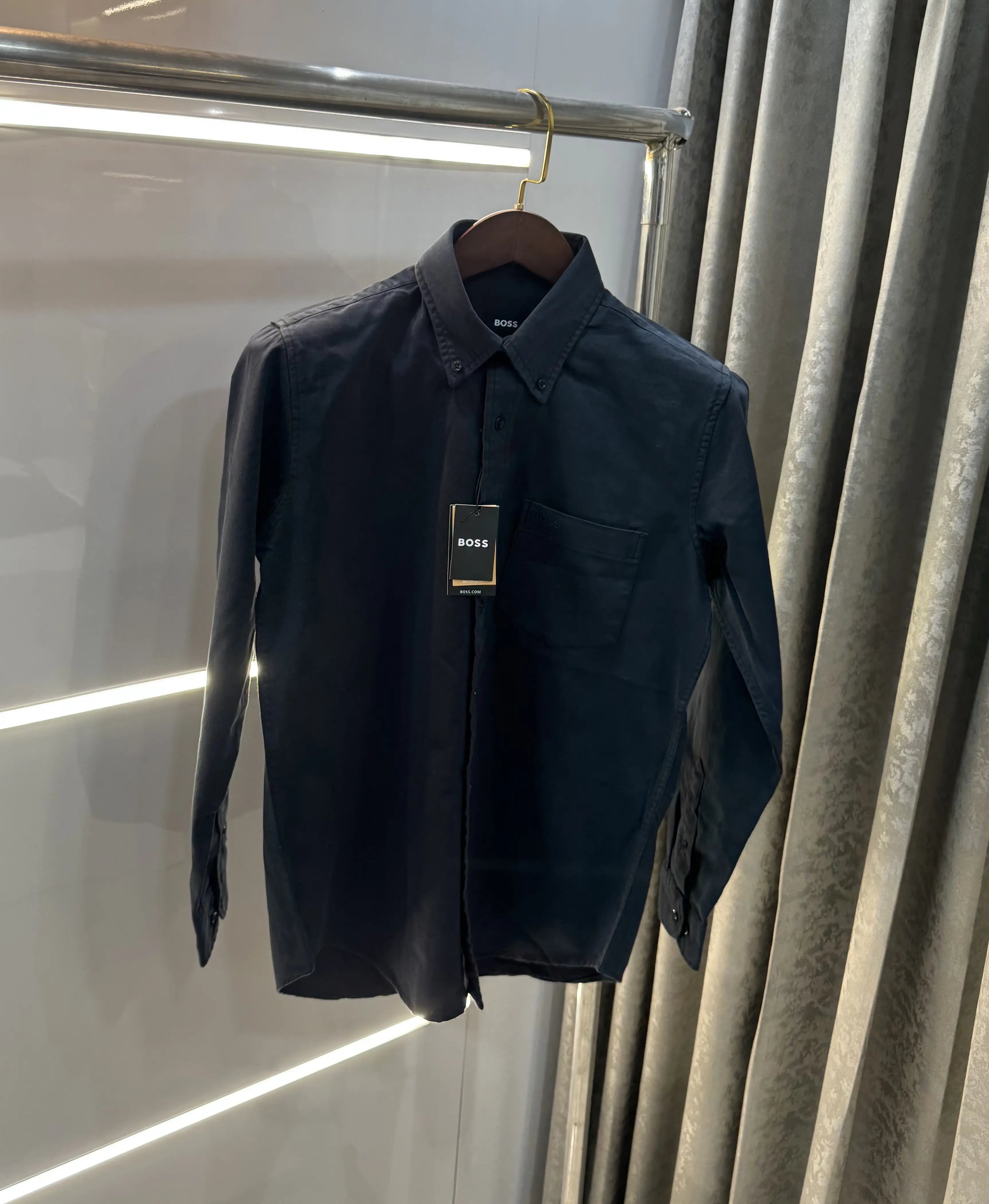 Hugo Boss Dark Grey Logo Work Premium Shirt Secondary image