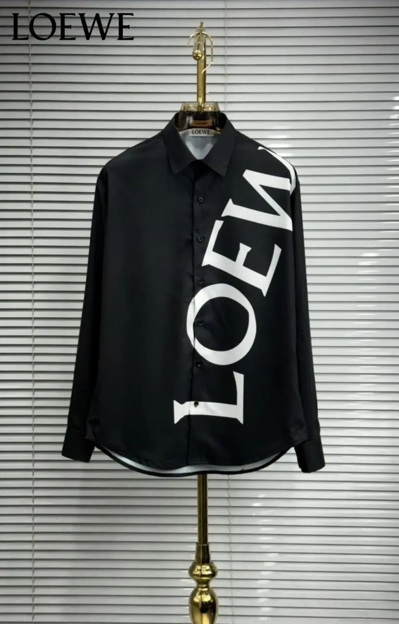 Loewe Black Designer CR7 Edition Premium Shirt With Box Packing Main image