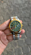 Rolex sky deweller premium quality two tone green