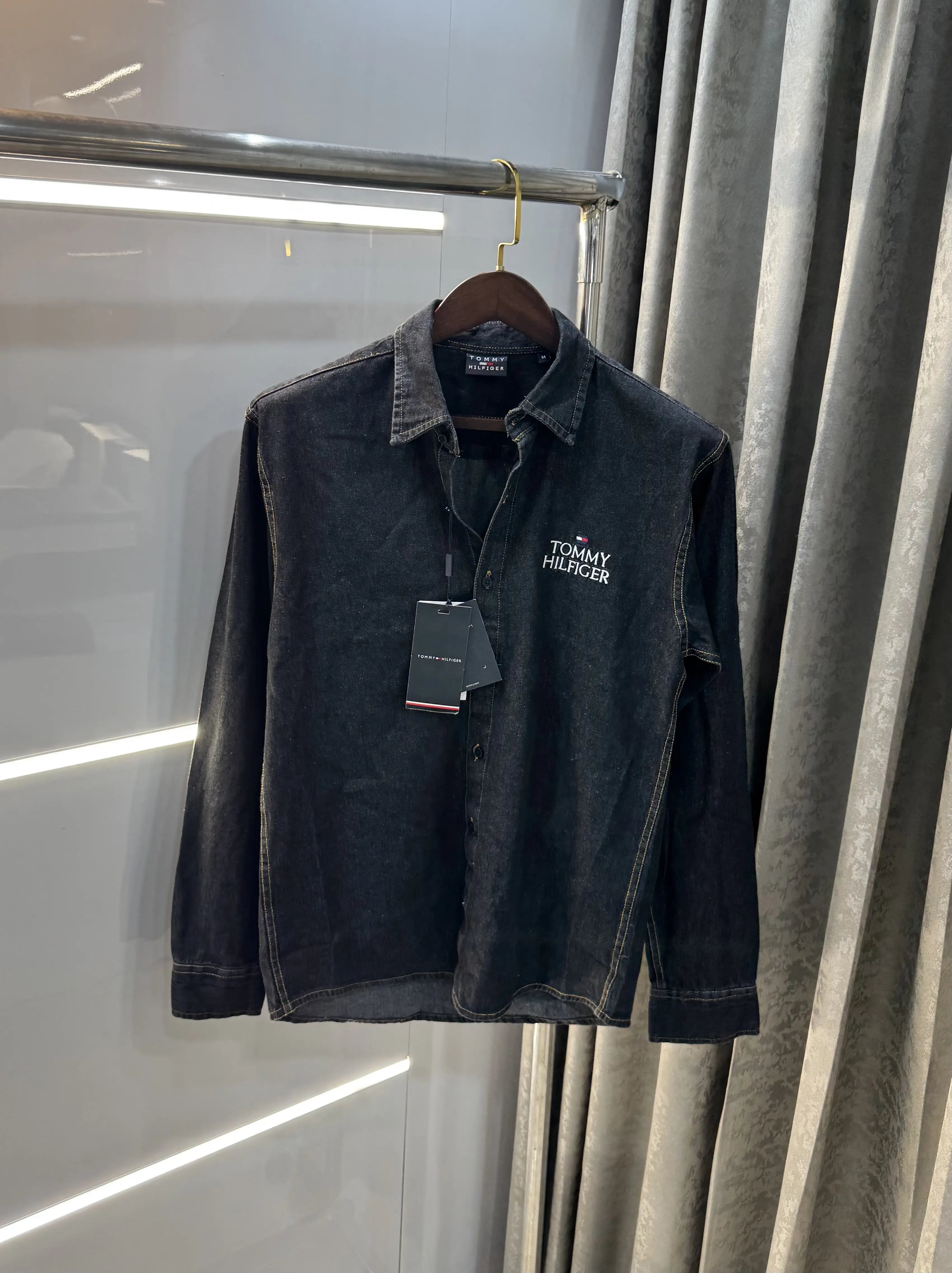 Tommy Hilfiger Black Logo Work Premium Shirt Secondary image