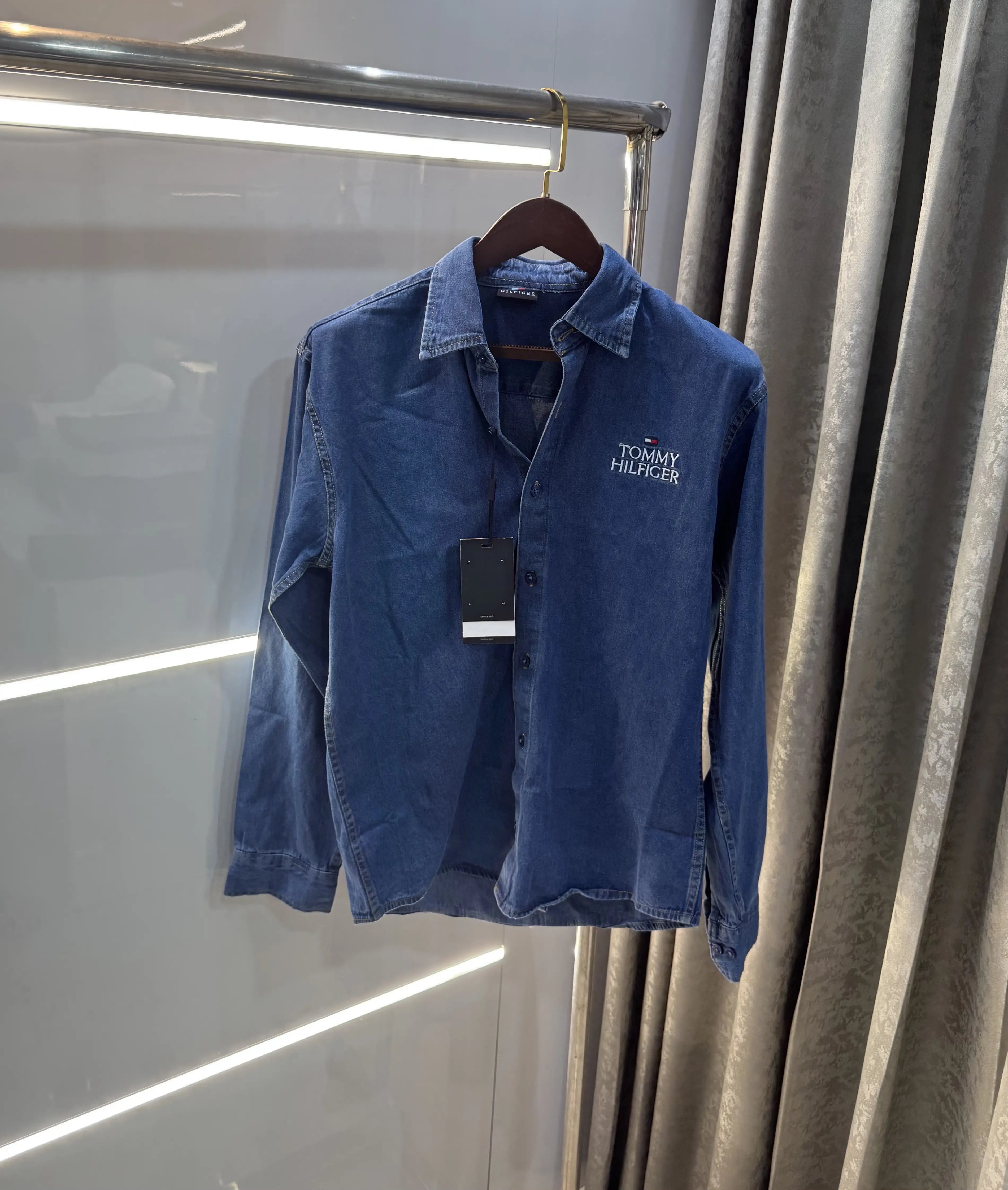 Tommy Hilfiger Dark Blue Logo Work Premium Shirt Secondary image