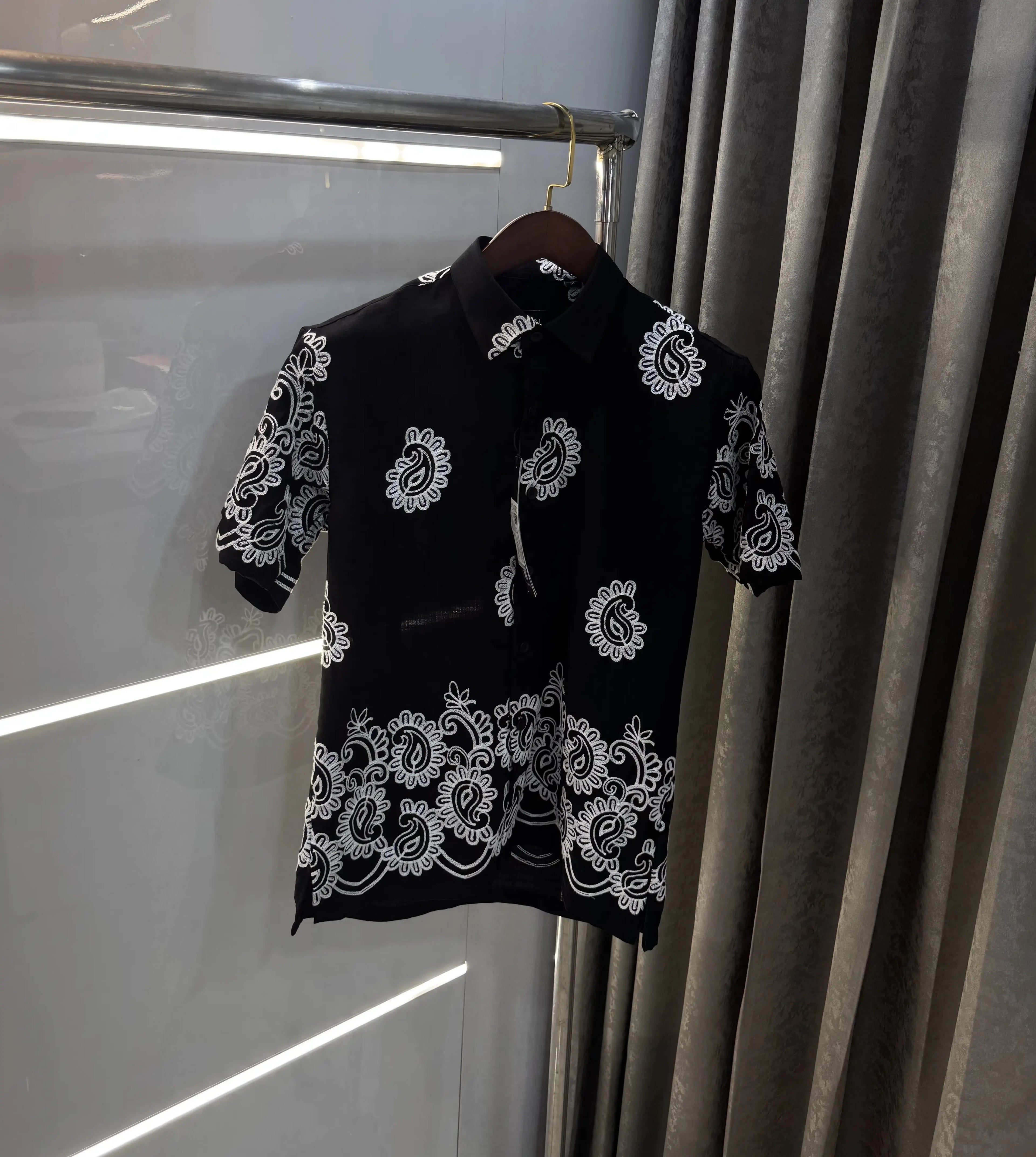 Amiri Black Designer Premium Shirt