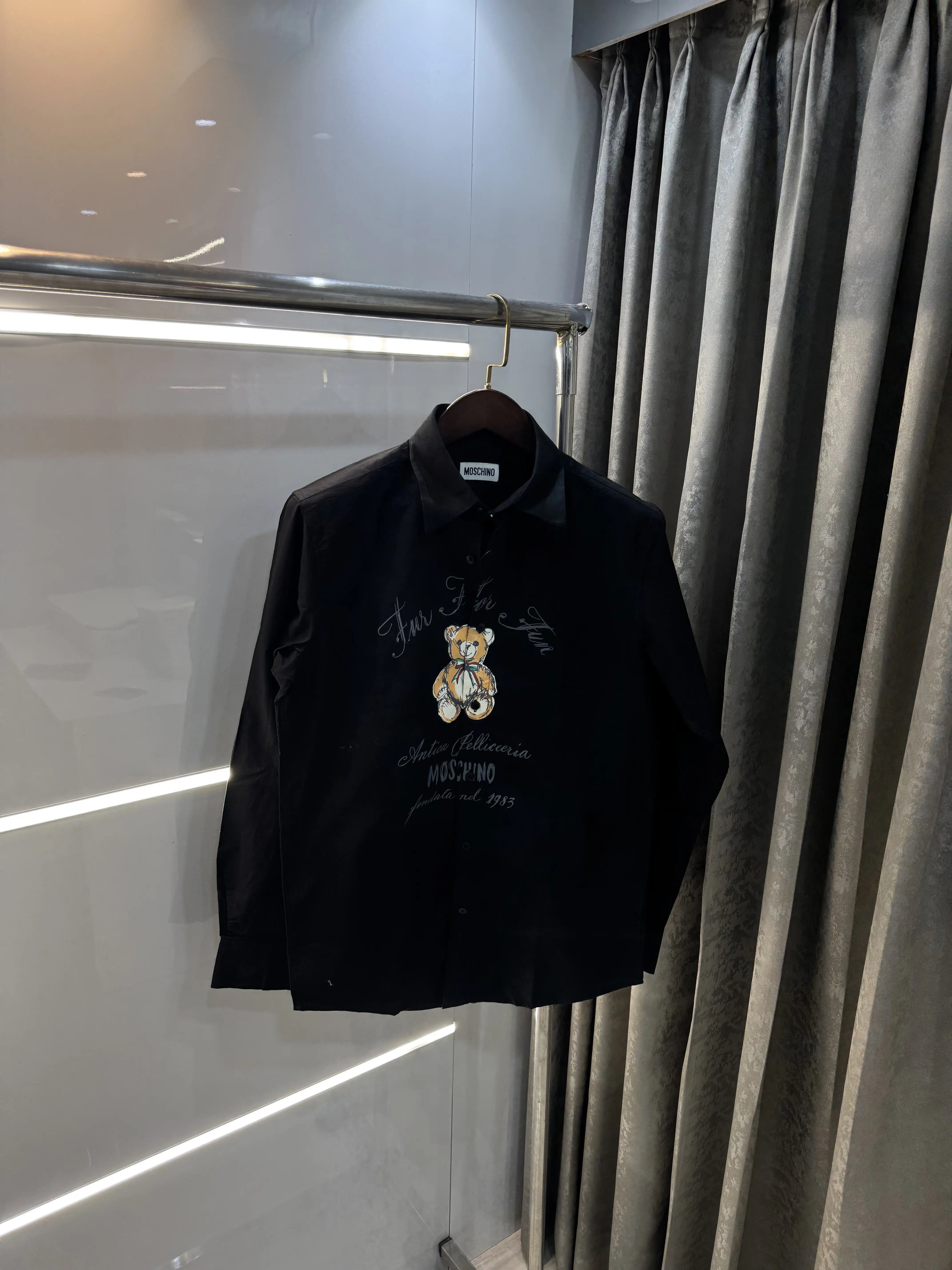 Moschino Black Logo Work Premium Shirt Secondary image
