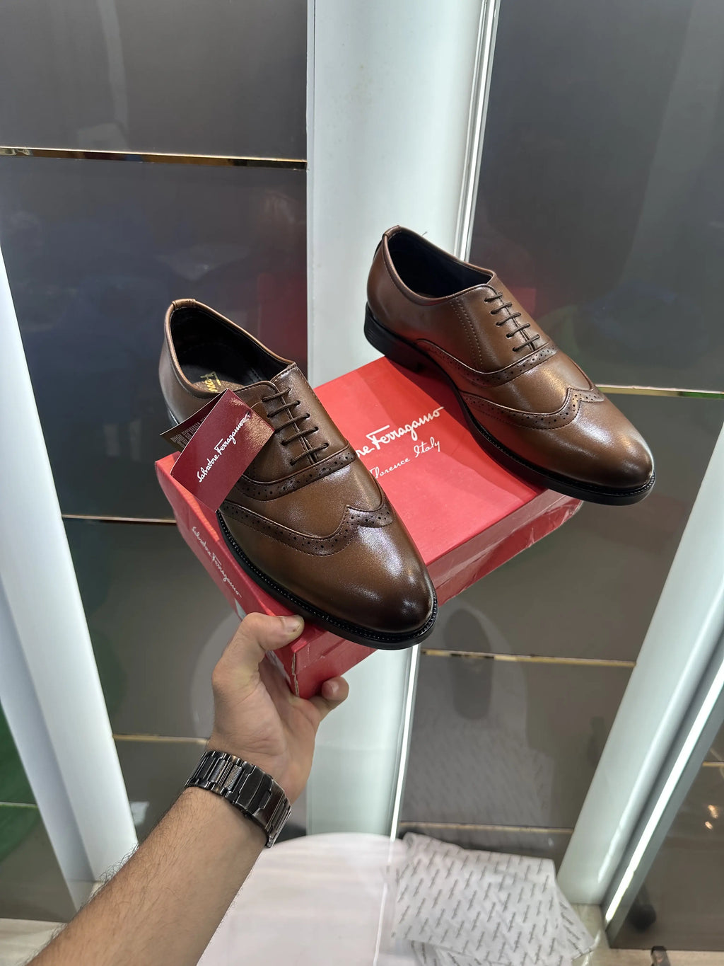 Salvatore Ferragamo Premium Leather Quality Formal Shoes