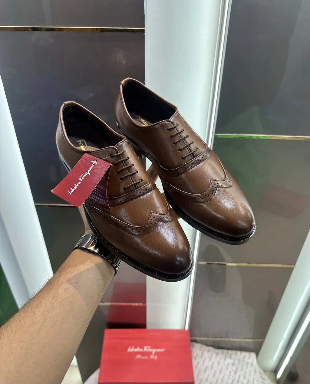 Salvatore Ferragamo Premium Leather Quality Formal Shoes