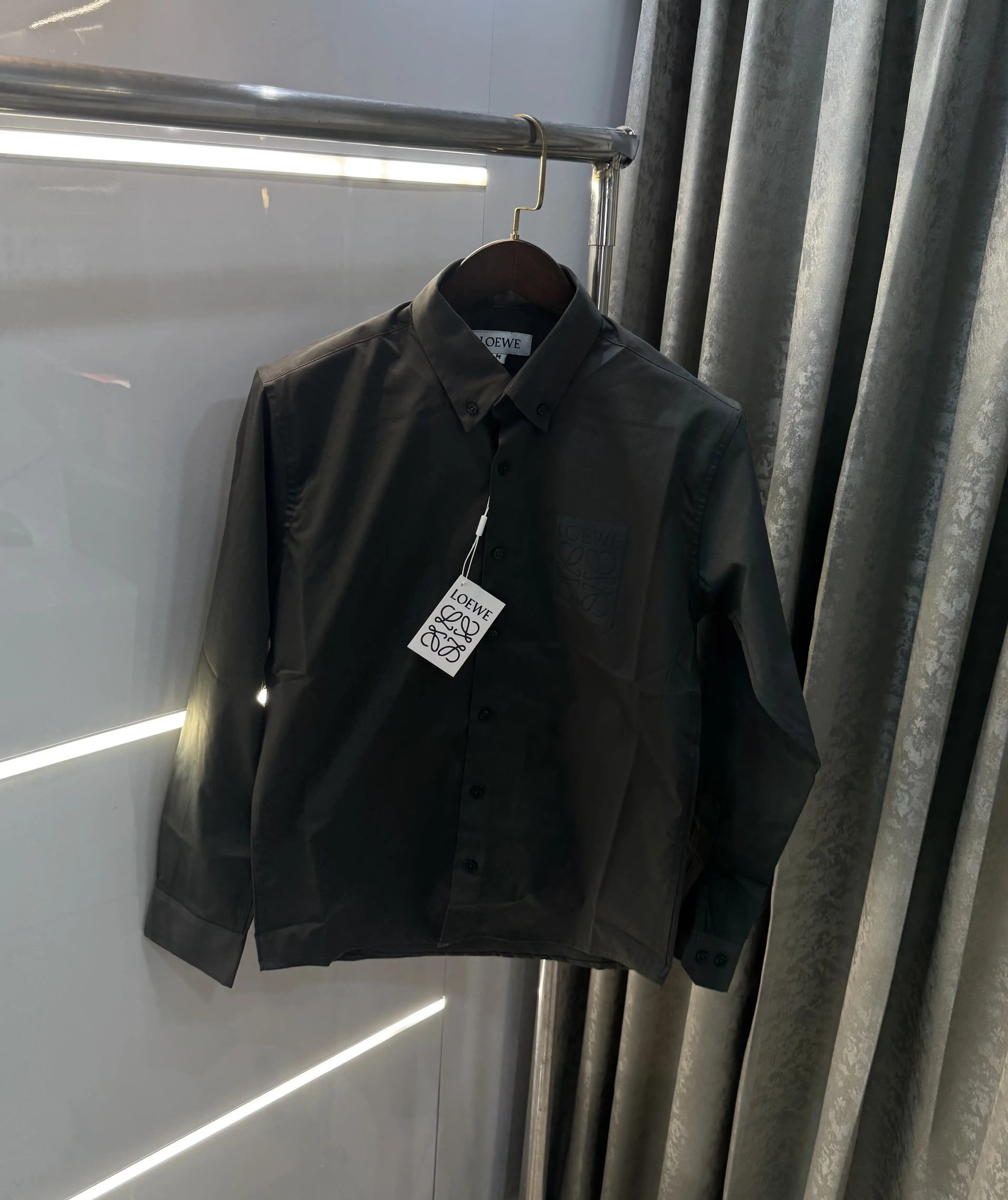 Loewe Dark Grey Logo Work Premium Shirt Secondary image