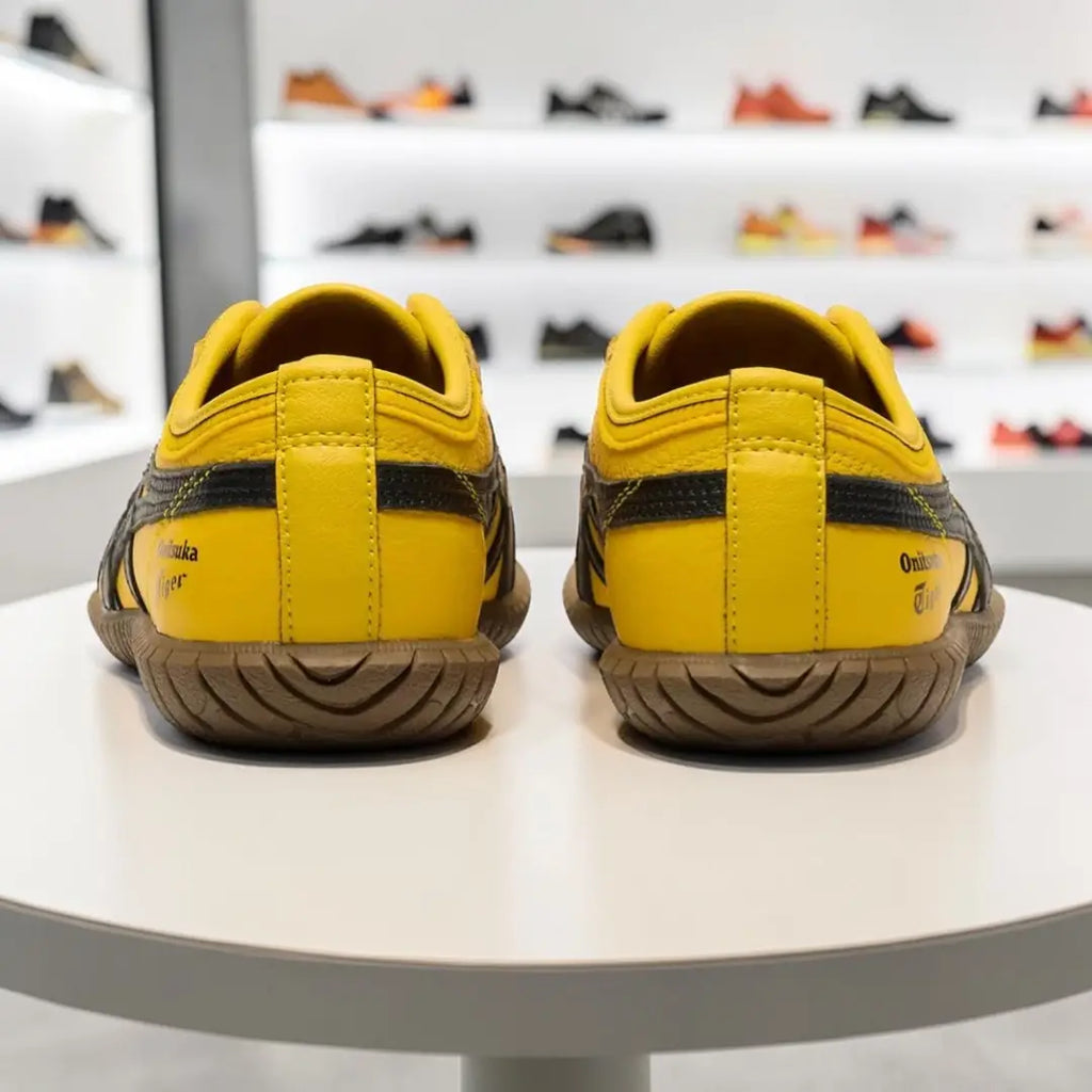 Onitsuka Tiger Tsunahiki Slip-On Sunflower Yellow Black  7A Premium D-2060