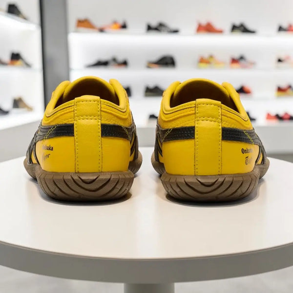 Onitsuka Tiger Tsunahiki Slip-On Sunflower Yellow Black  7A Premium D-2060