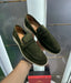 Loro Piana Green Suede Leather Premium Loafer