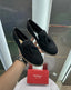 Salvatore Ferragamo Wooden Sole Black Premium Leather Formal Shoes