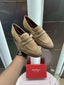 Salvatore Ferragamo Premium Wooden Beige Loafer