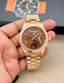 rolex day date brown