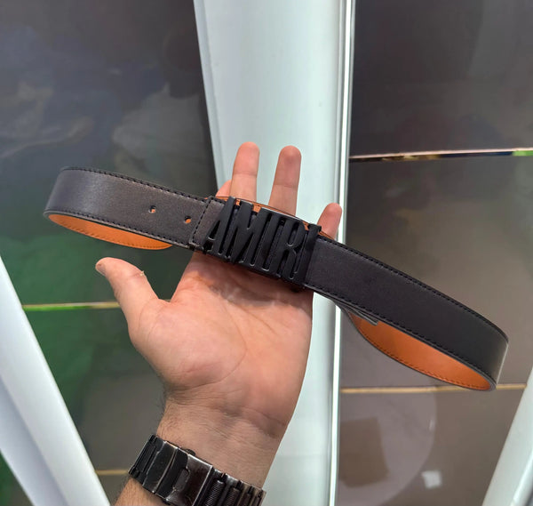 Amiri Black Premium Imported Belt