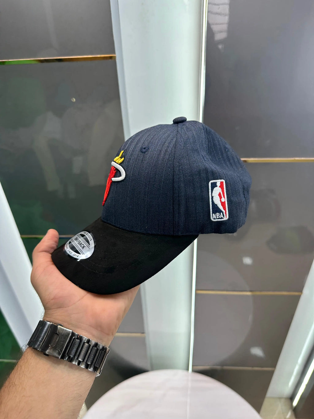 Cap NBA Blue Black Premium Imported Cap