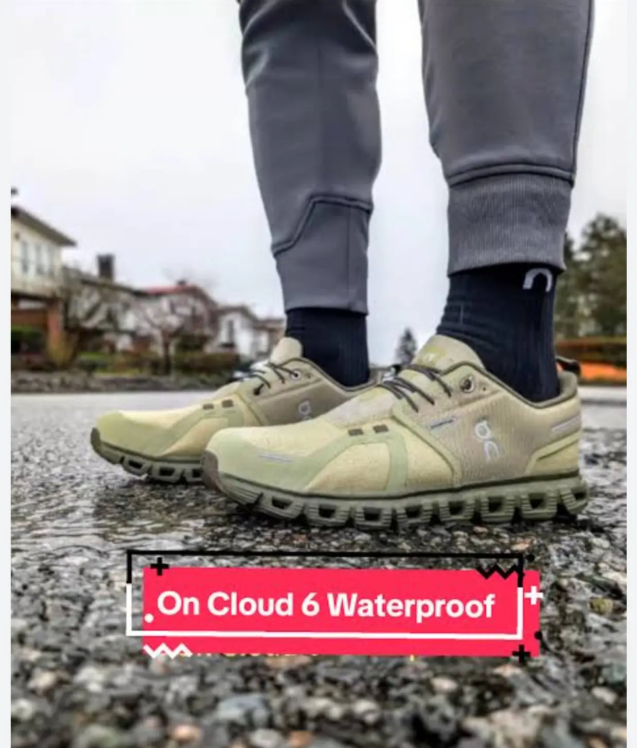 On Cloud 6 Waterproof CAPER GROVE