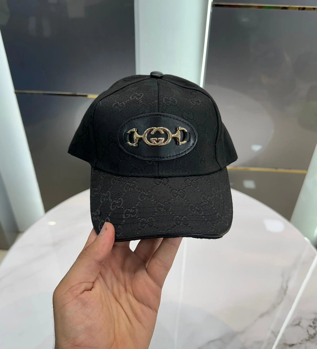 Gucc i Black Monogram 002 Premium Imported Cap