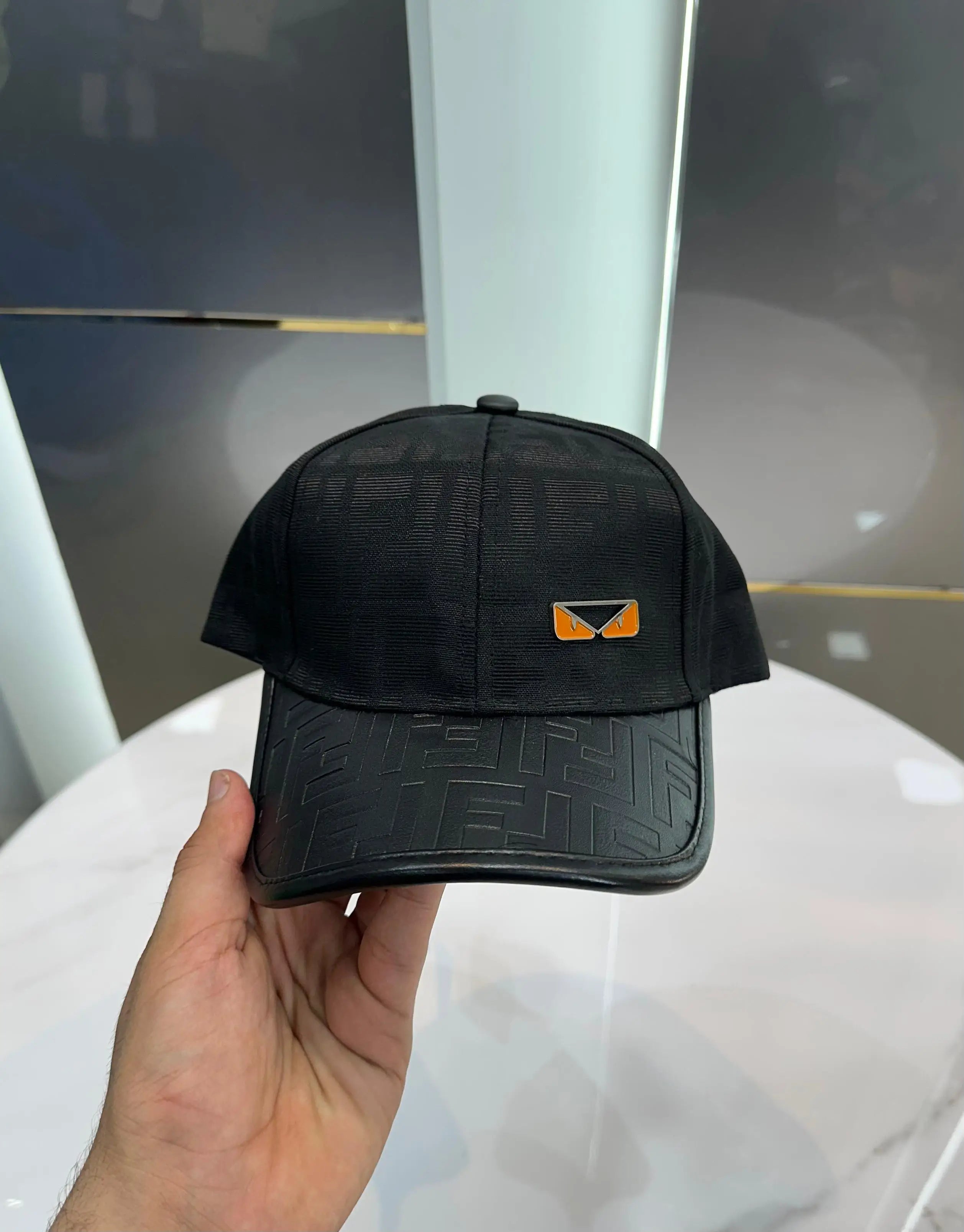 Fend i Black Monogram Premium Imported Cap