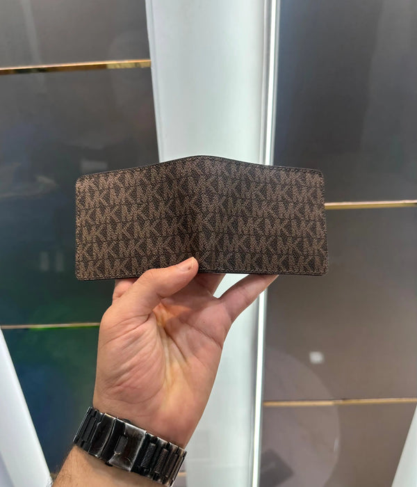 Michael Kor s Brown Monogram Premium Wallet