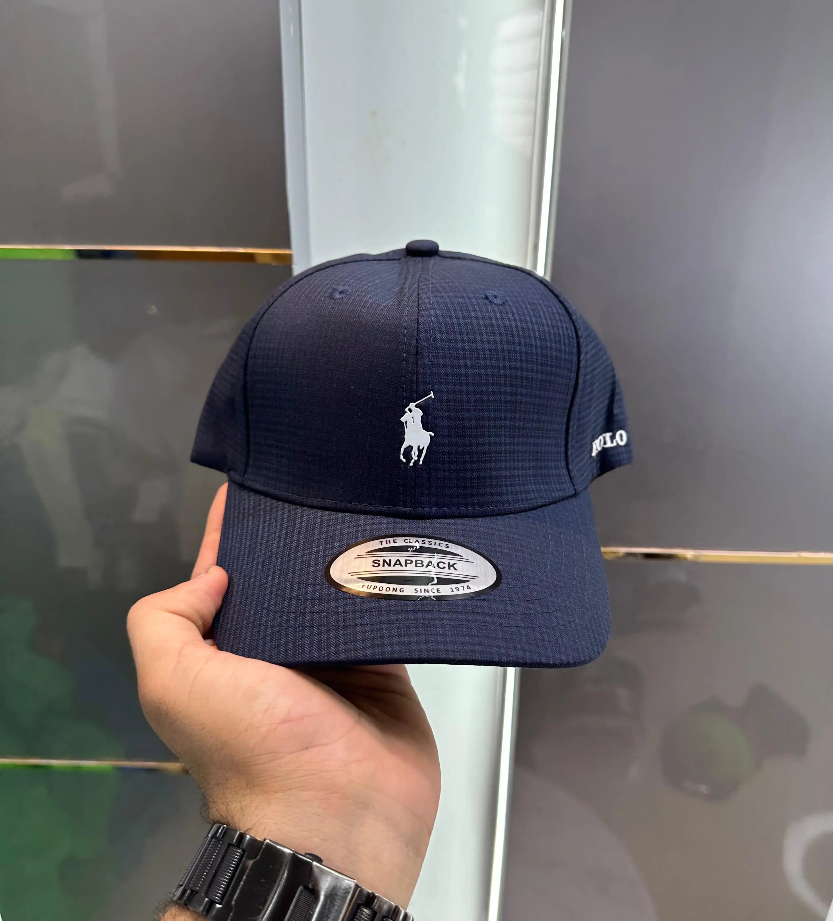Ralph Laure n Blue Premium Imported Cap Secondary image