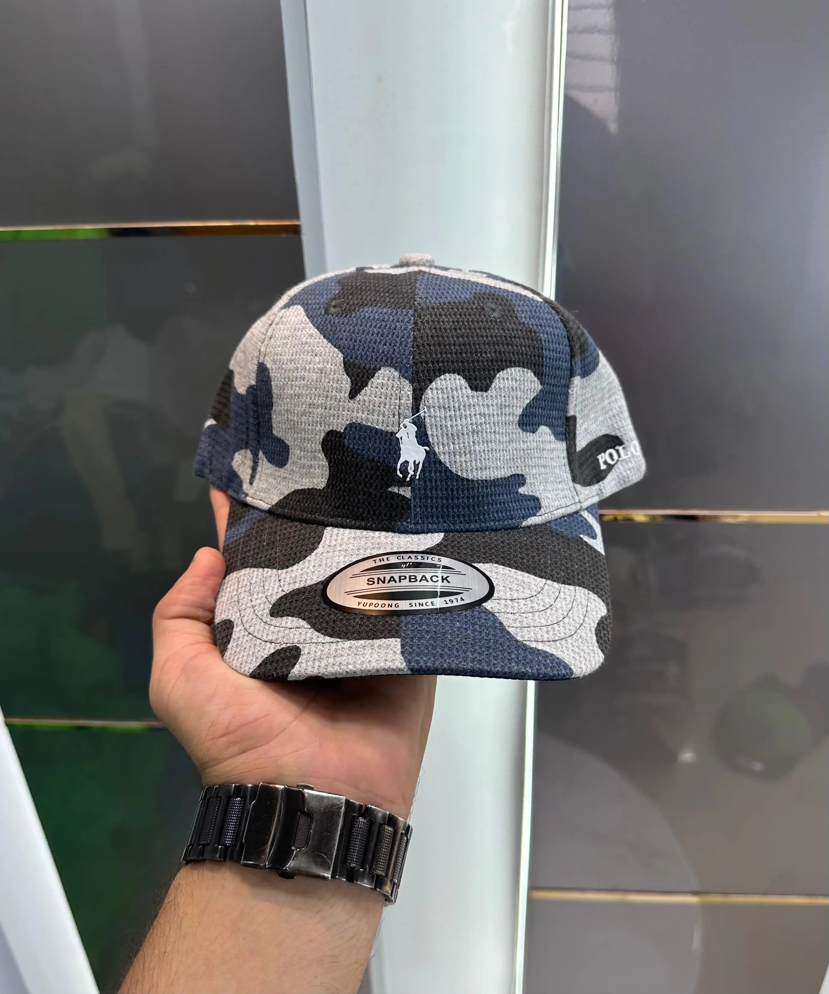Ralph Laure n Camouflage Grey Premium Imported Cap