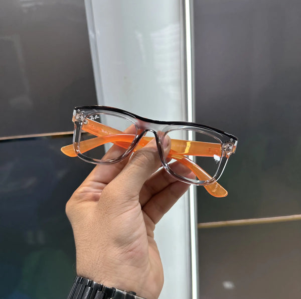 RayBan Orange Grey Premium Glasses 502