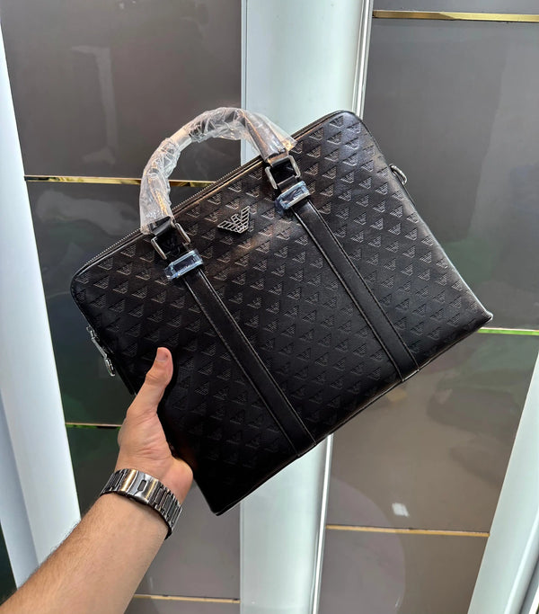 Giorgio Arman i Black Luxury Premium Imported Laptop Bag