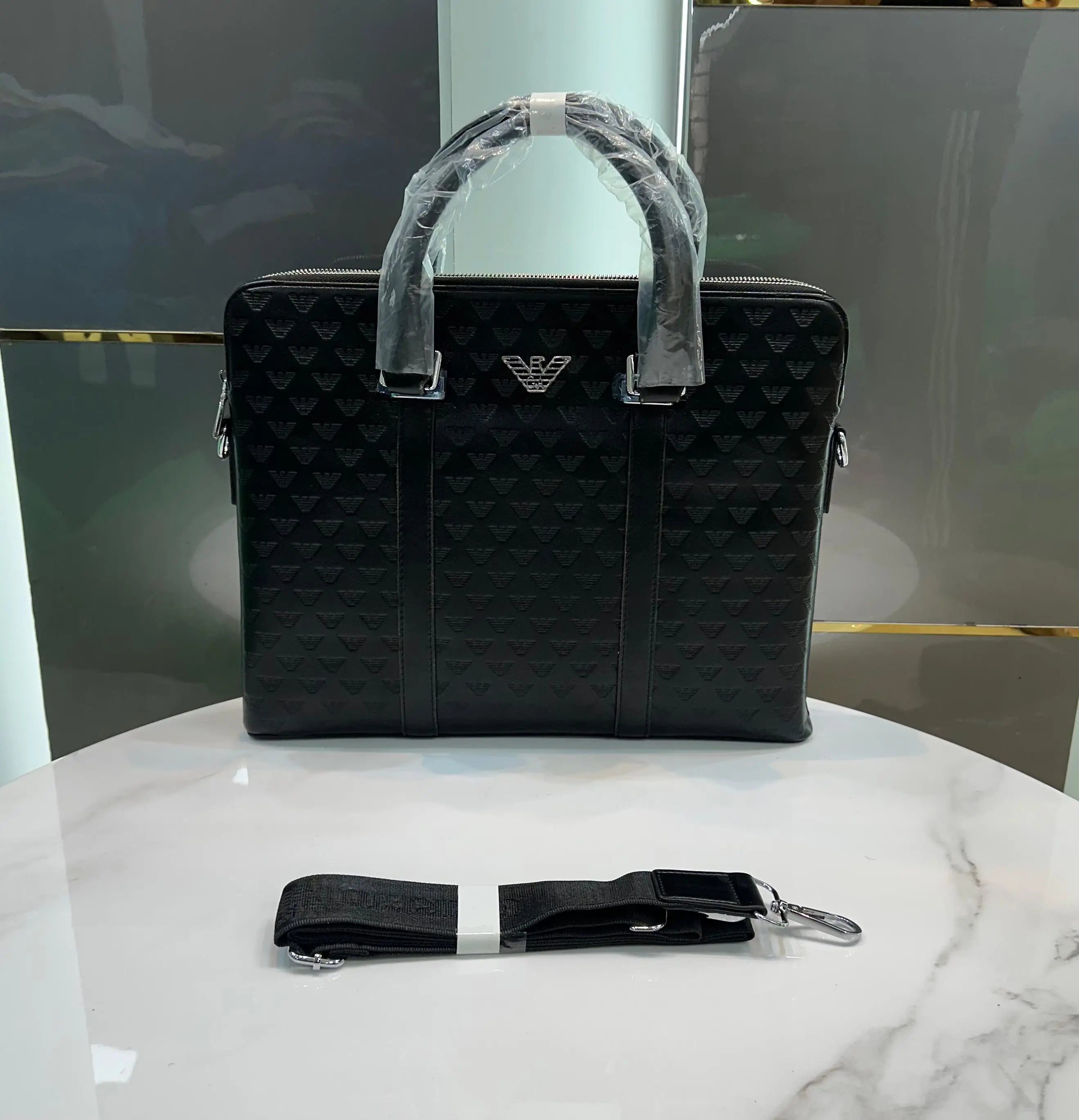 Giorgio Arman i Black Luxury Premium Imported Laptop Bag