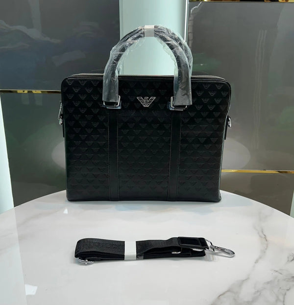 Giorgio Arman i Black Luxury Premium Imported Laptop Bag