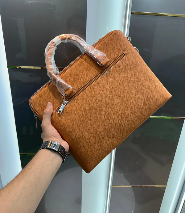 Herme s Tan Luxury Premium Imported Laptop Bag