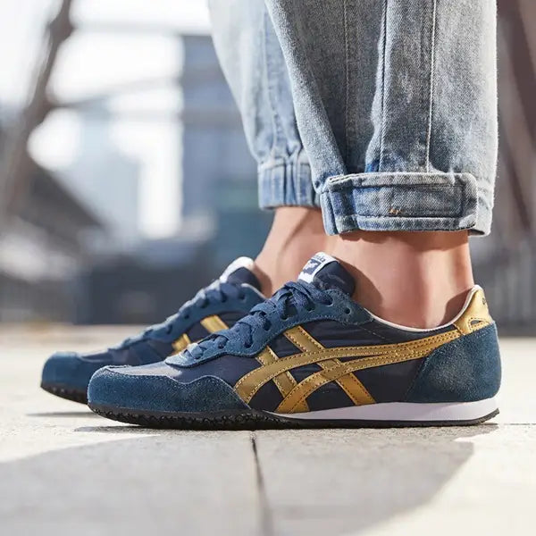 Onitsuk_a Tiger Serrano Midnight Pure Gold Mens 7A Premium Sneakers D-2018