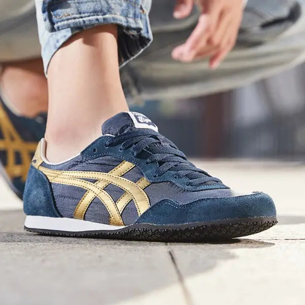 Onitsuk_a Tiger Serrano Midnight Pure Gold Mens 7A Premium Sneakers D-2018