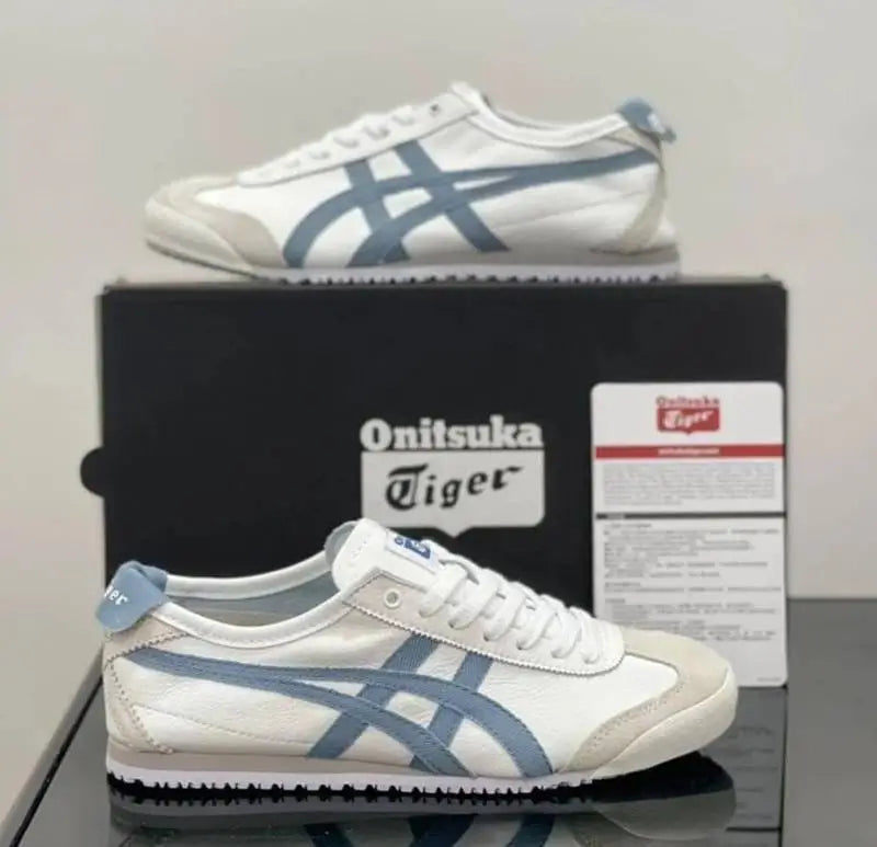 Onitsuk_a Tiger Mexico 66 White Blue Ice for Men  7A Premium Quality (D-1786)