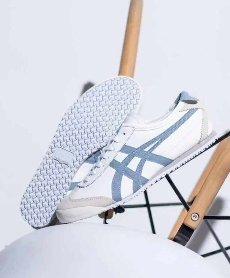 Onitsuk_a Tiger Mexico 66 White Blue Ice for Men  7A Premium Quality (D-1786)