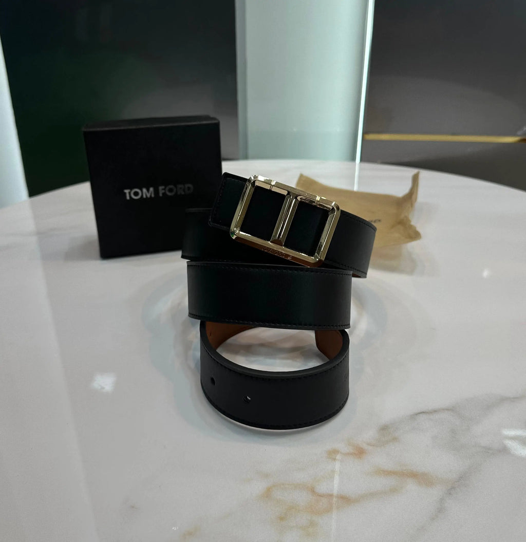 Tomfor d Gold Black 001 Premium Imported Belt