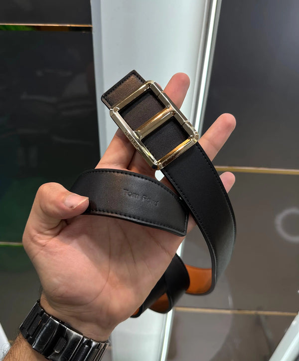 Tomfor d Gold Black 001 Premium Imported Belt