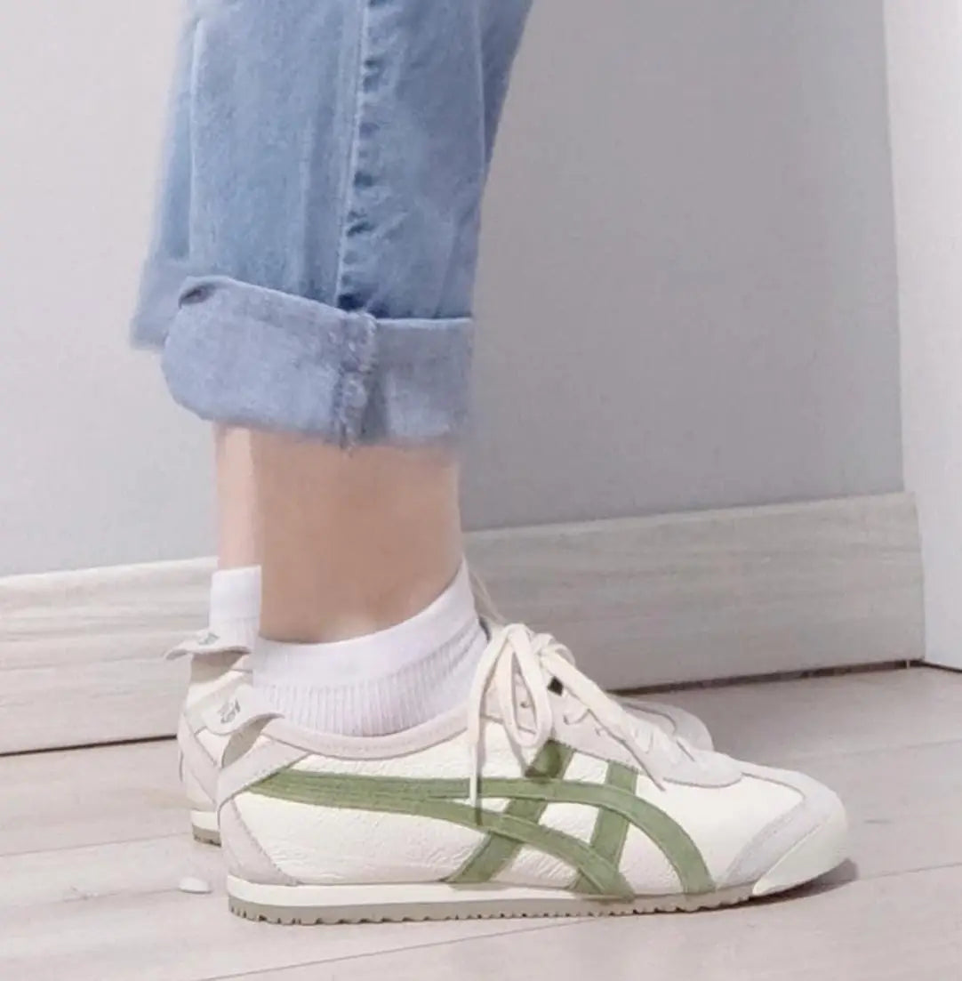 Onitsuk_a Tiger Mexico 66 Vintage - Birch Cactus Green Mens First Copy D-1870