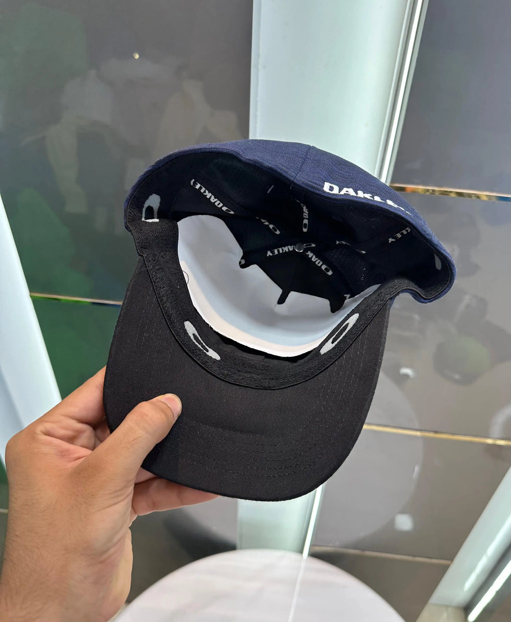 Oakle y Flex Fit Blue Premium Imported Cap