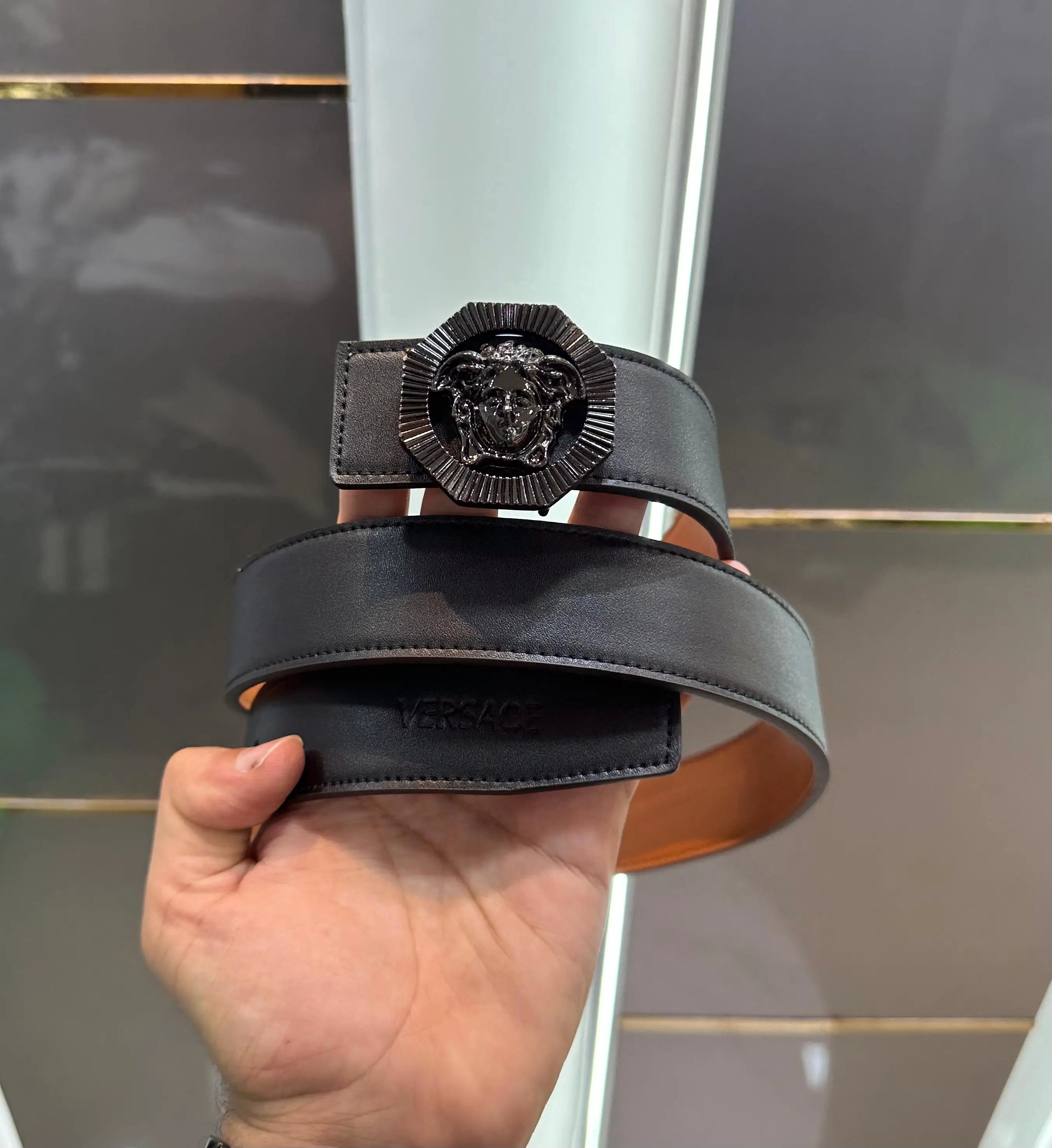 Versac e Black  004 Premium Imported Belt