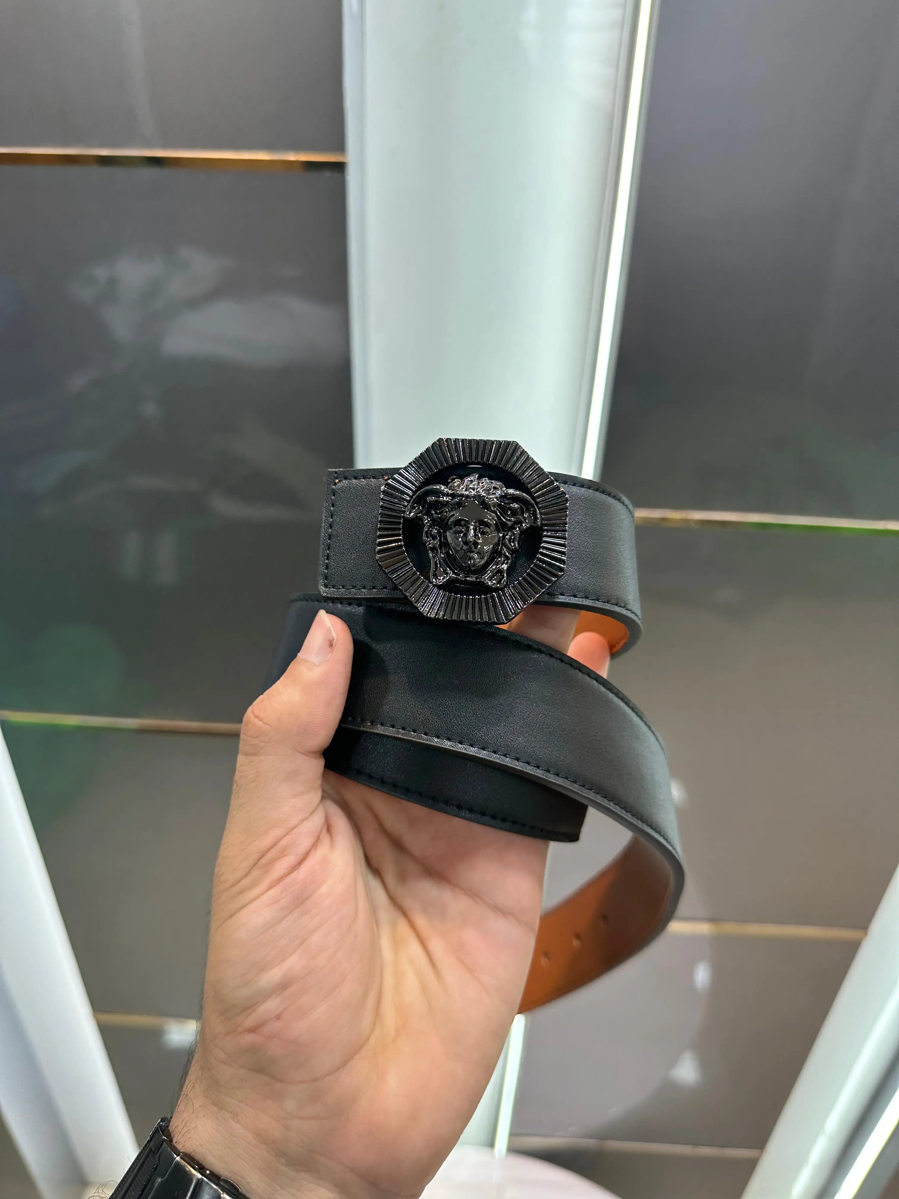 Versac e Black  004 Premium Imported Belt