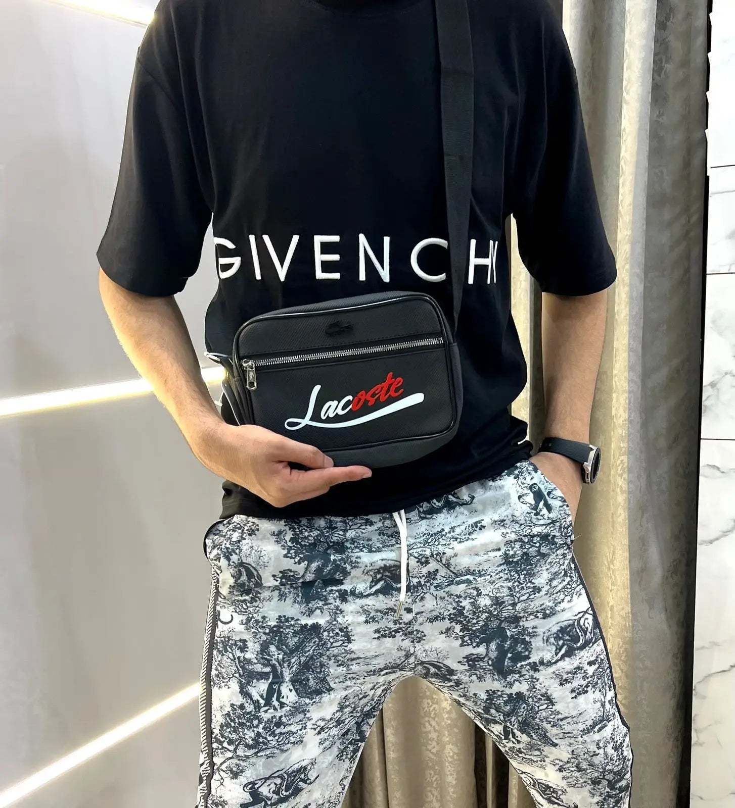 Lacost e Black Premium Cross Bag l89