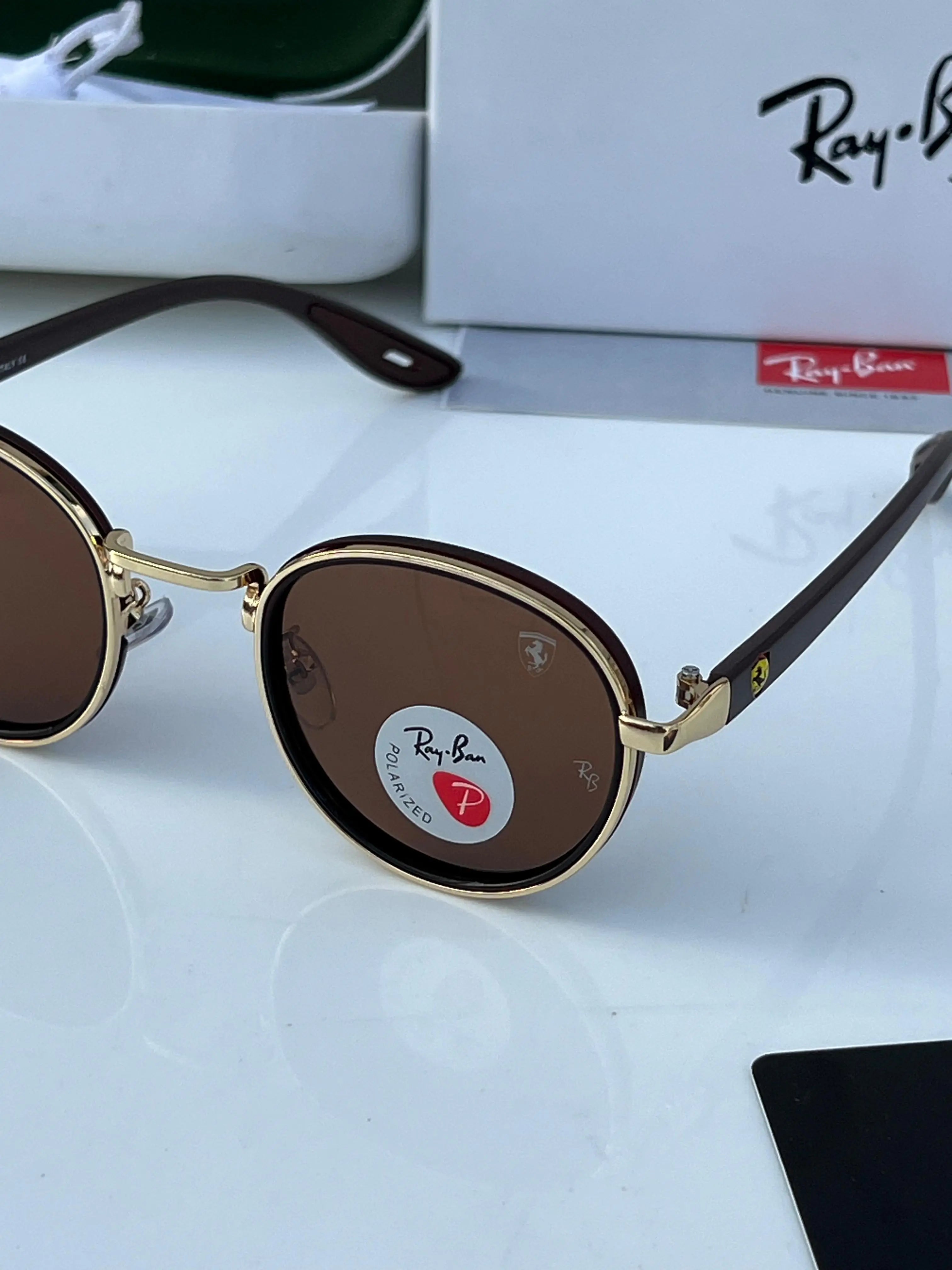 Rayban_7625_gold_brown Secondary image